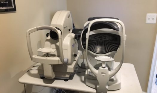 Equipment for eye exams